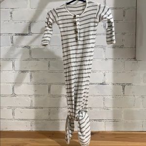 Lou Lou + Co Lucca Baby Sweater knotted gown